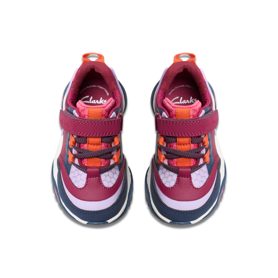 Clarks - FeatherTrackT. - Berry Combi - Trainers