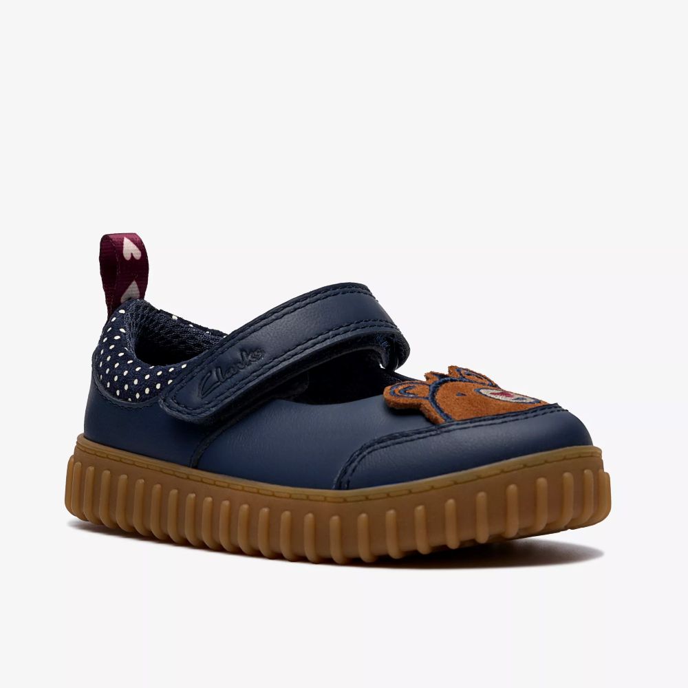 Clarks - Cove Beam T. - Navy - Shoes