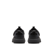 Clarks - Feather Shine K - Black Leather  - School Shoes