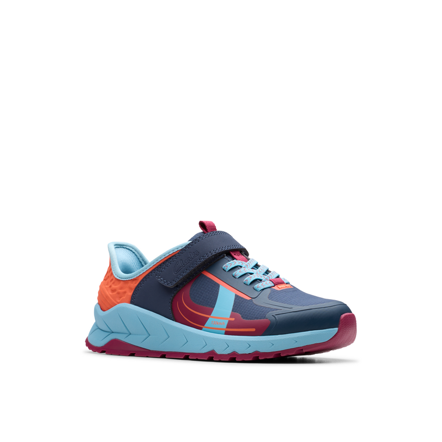 Clarks - Selva Lane K - Navy Combi - Shoes