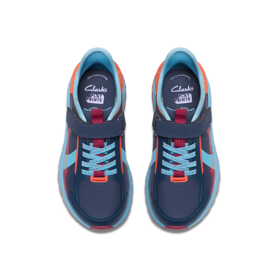 Clarks - Selva Lane K - Navy Combi - Shoes