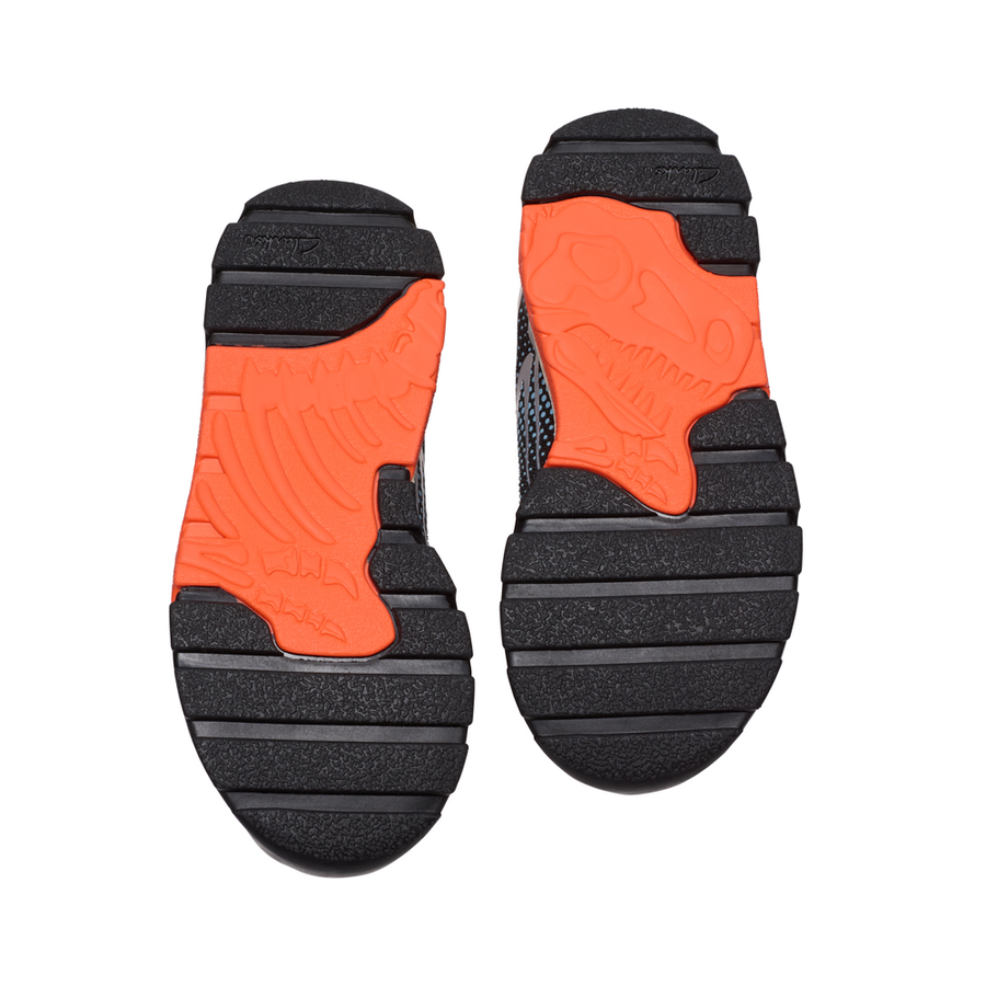 Clarks - Steggy2 Fly K - Black/Orange - Trainers