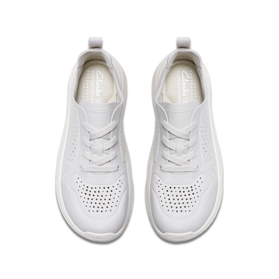 Clarks - Solevana Tie - Off White - Trainers