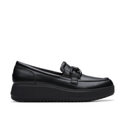 Clarks - Zylah Top - Black Leather - Shoes
