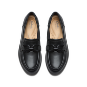 Clarks - Zylah Top - Black Leather - Shoes