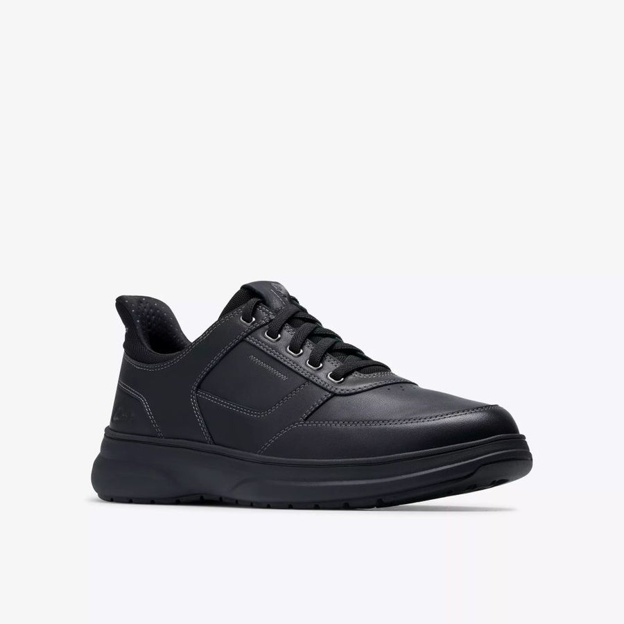 Clarks - Mullan Easy - Black Leather - Shoes