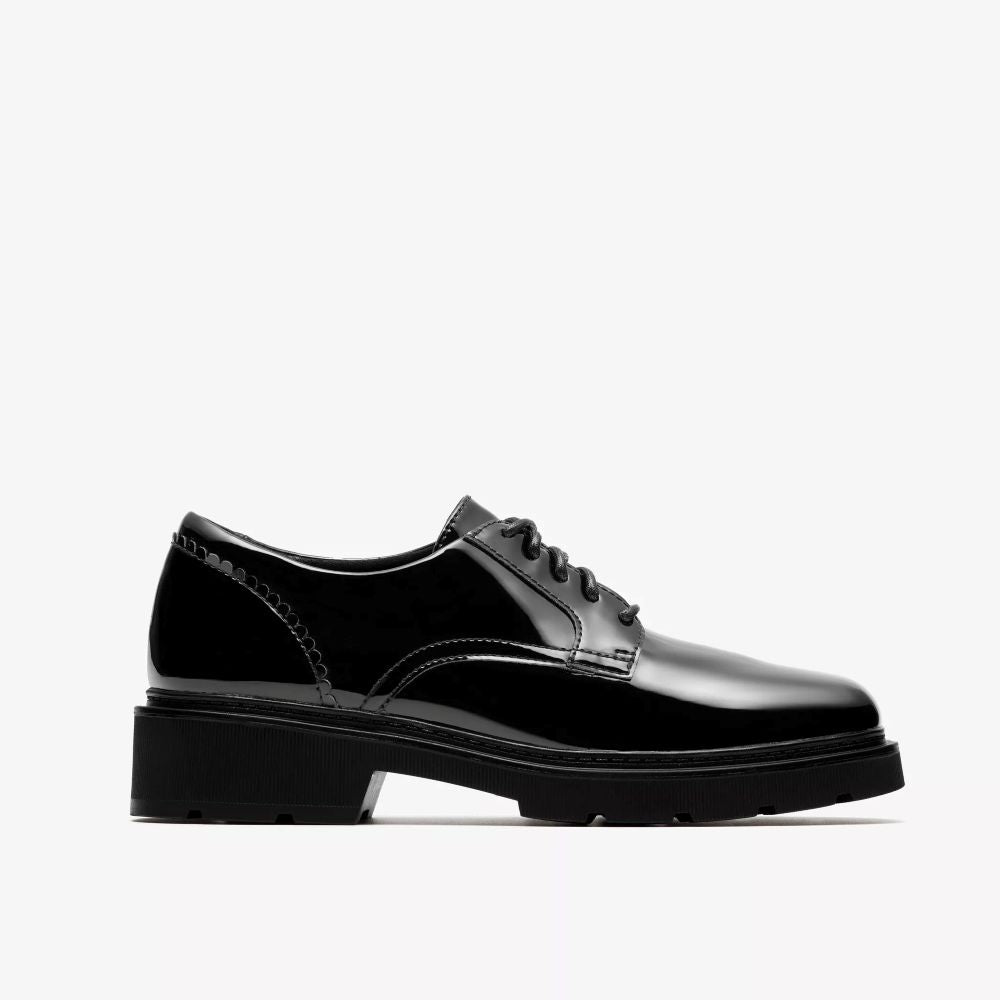 Clarks - Lauryl Lace - Black Patent - Shoes