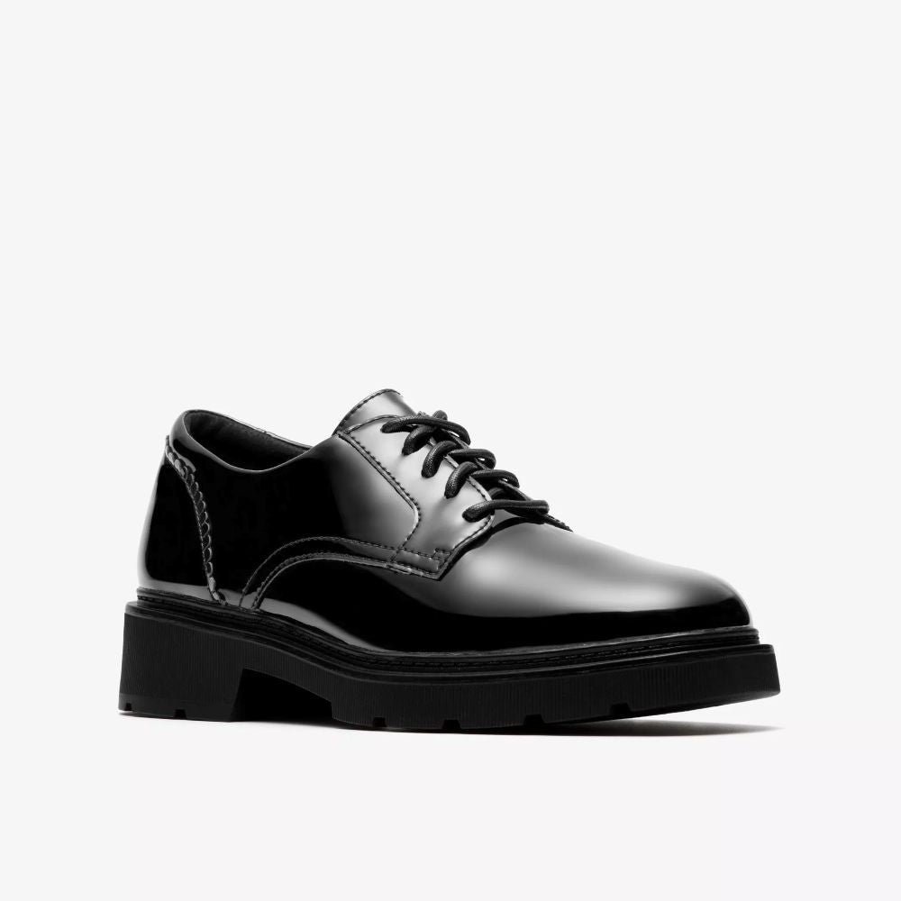 Clarks - Lauryl Lace - Black Patent - Shoes