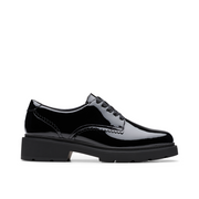 Clarks - Eris Pure Y - Black Patent  - School Shoes