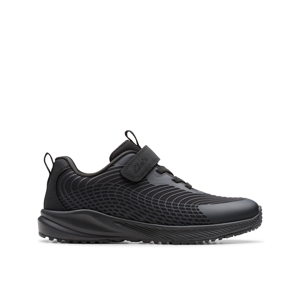 Clarks - Deyes Dash K - Black/Black - Trainers