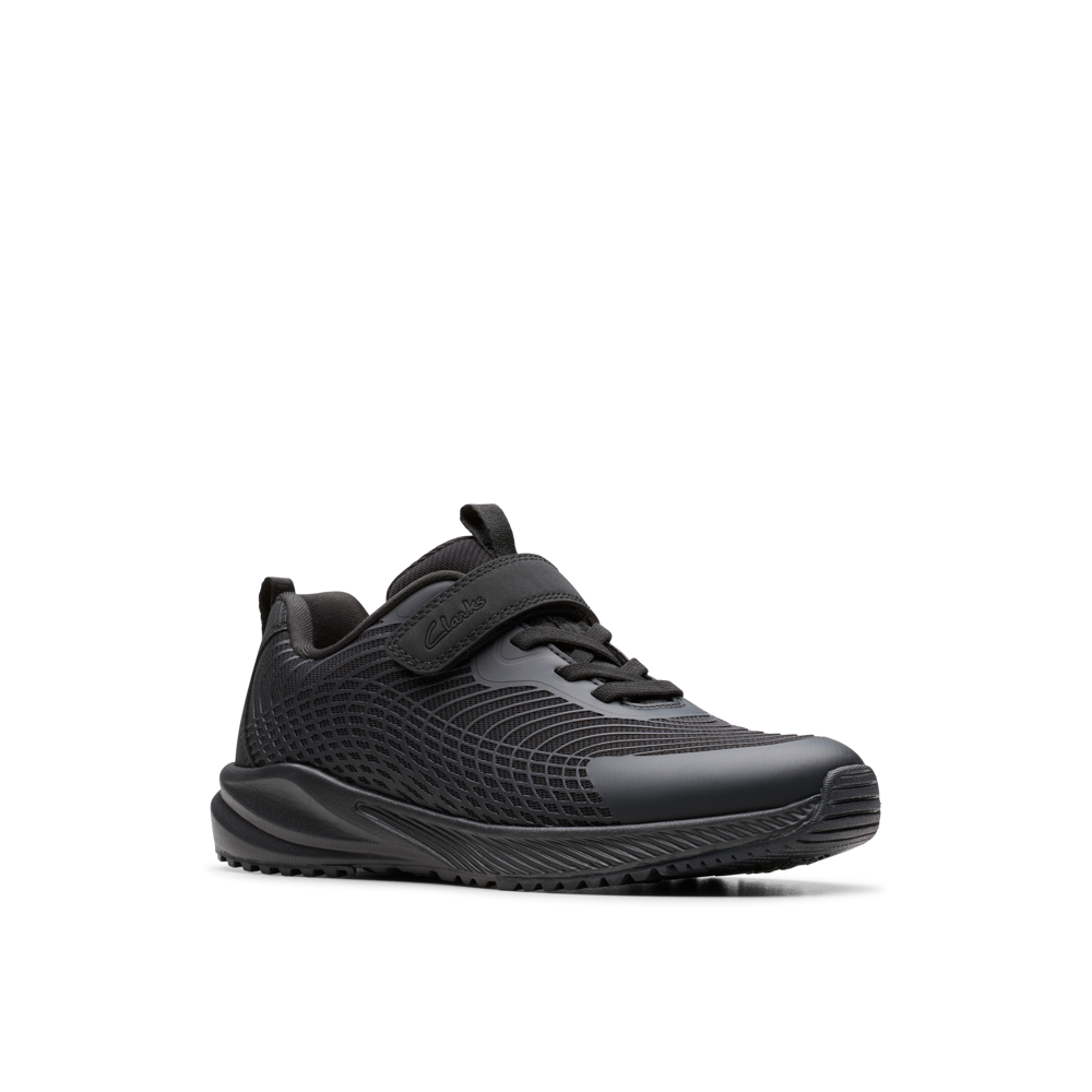Clarks - Deyes Dash K - Black/Black - Trainers