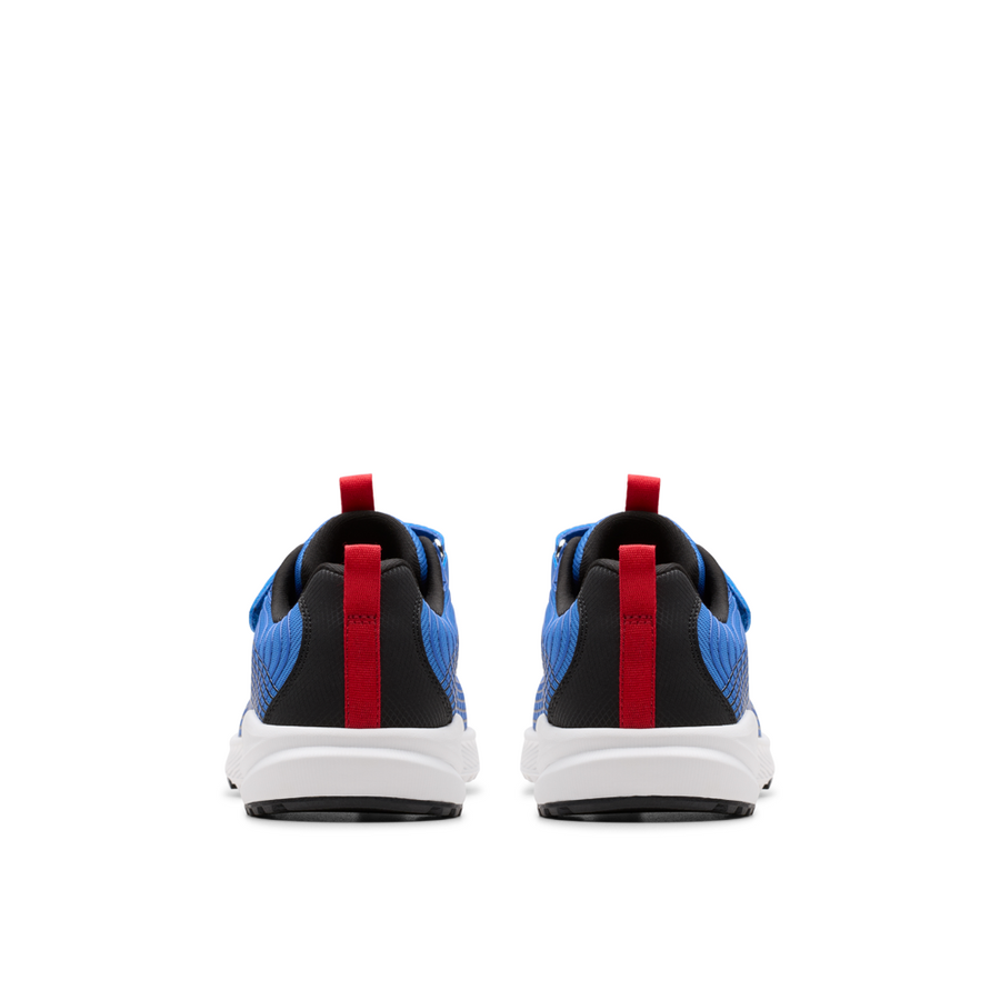 Clarks - Deyes Dash K - Blue Synthetic  - Trainers