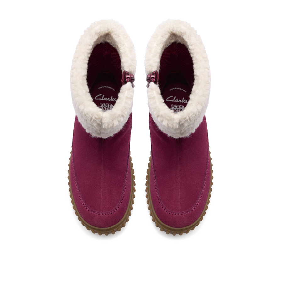 Clarks - Cove Snug K. - Berry Suede - Boots