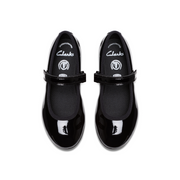 Clarks - Dance Wish K - Black Patent  - School Shoes