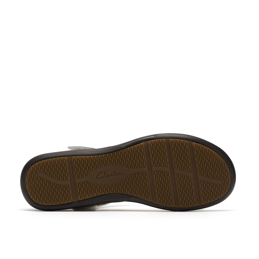 Clarks - Kitly Gem - White Leather - Sandals