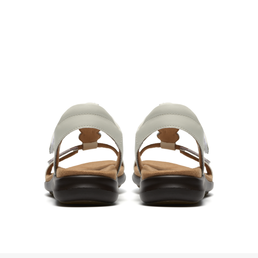 Clarks - Kitly Gem - White Leather - Sandals