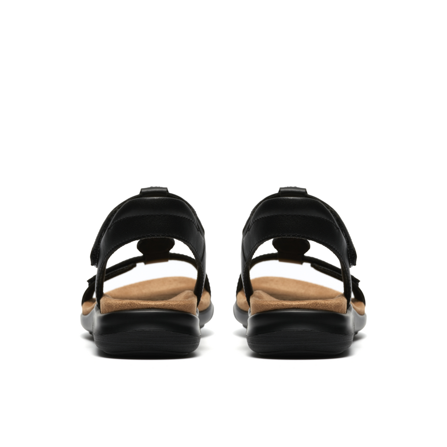 Clarks - Kitly Gem - Black Leather - Sandals