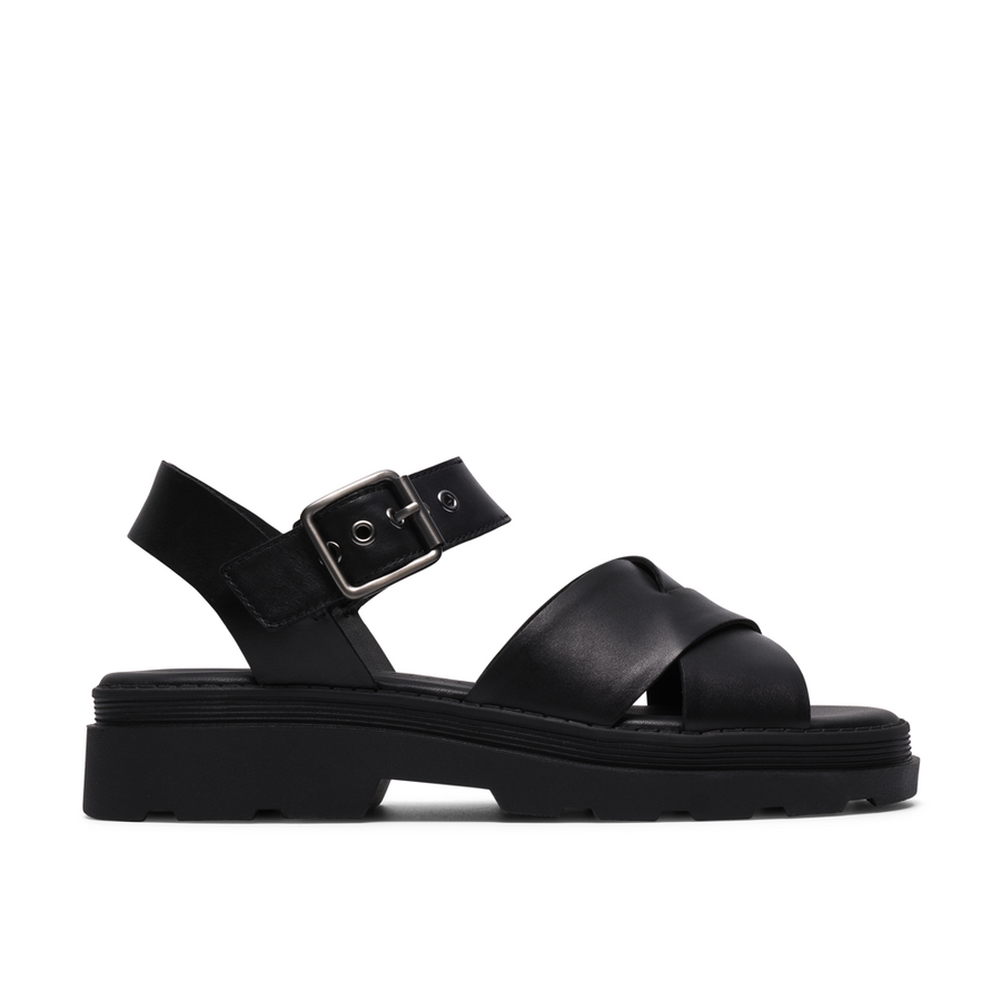 Clarks - Orinoco3 Cross - Black Leather - Shoes