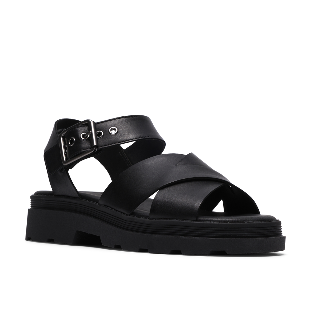Clarks - Orinoco3 Cross - Black Leather - Shoes
