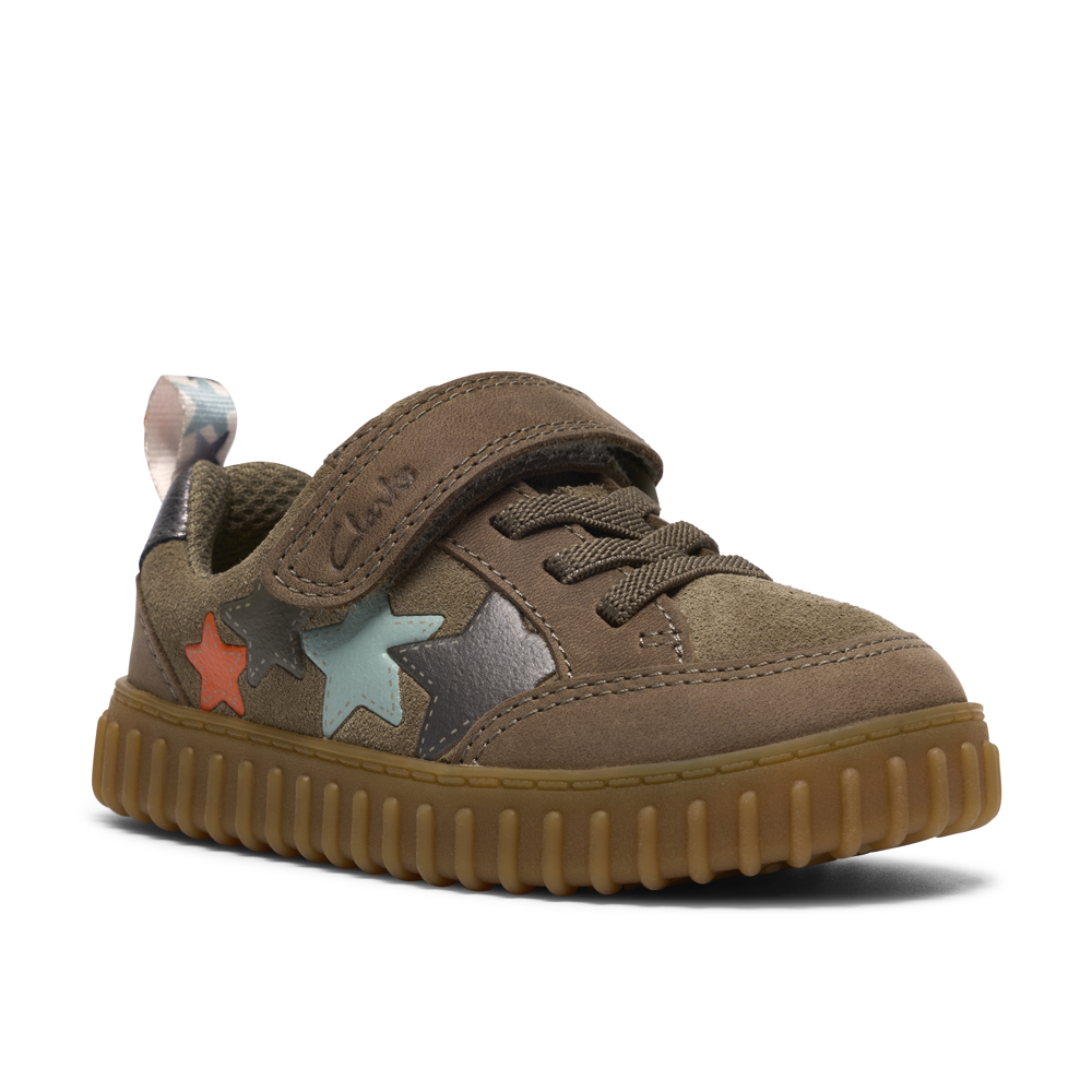 Clarks - Cove Go T - Khaki Leather - Shoes