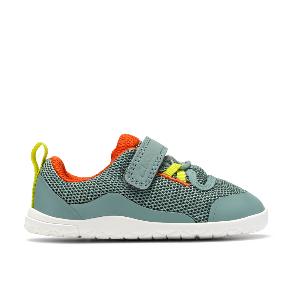 Clarks - HarbourHero T - Green Combi - Canvas Shoes