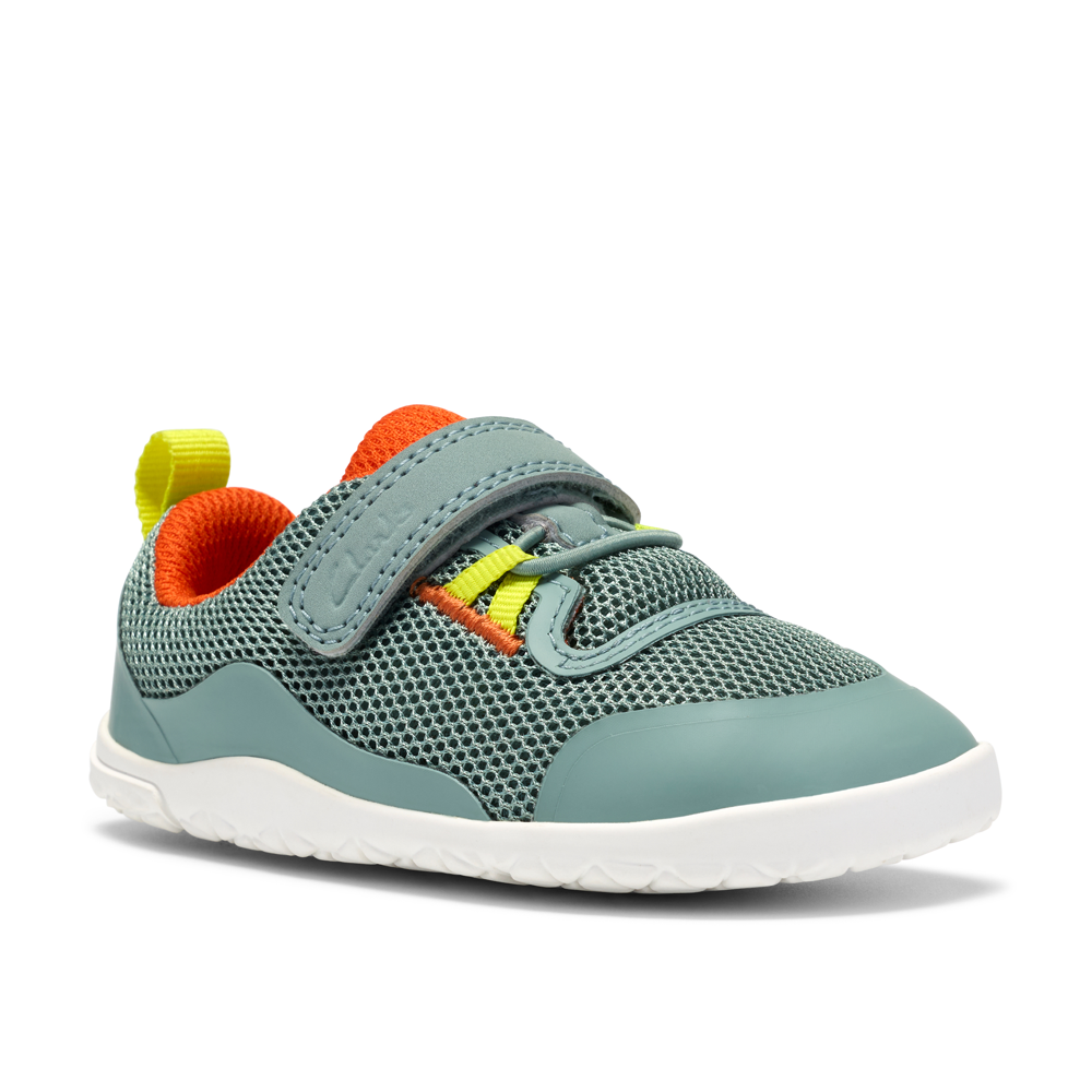 Clarks - HarbourHero T - Green Combi - Canvas Shoes