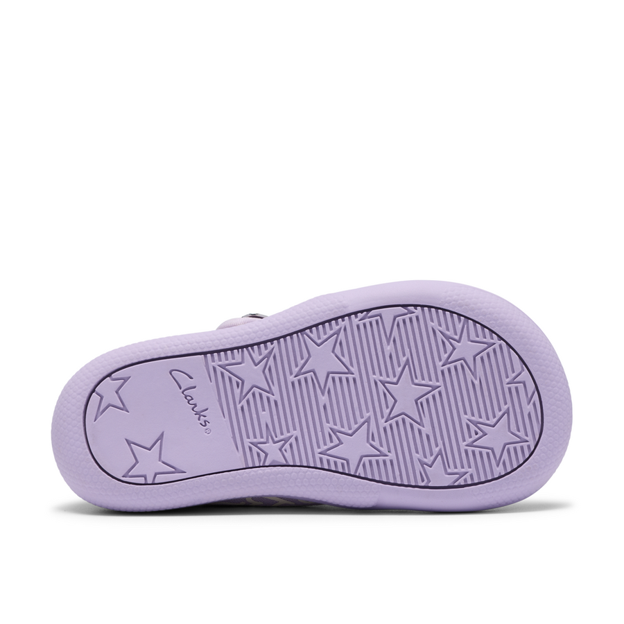Clarks - Briley Way T. - Lilac Combi - Canvas Shoes