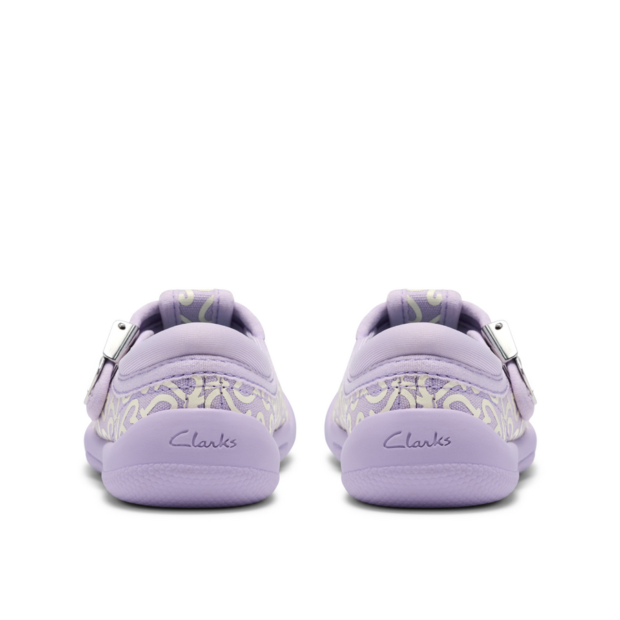 Clarks - Briley Way T. - Lilac Combi - Canvas Shoes