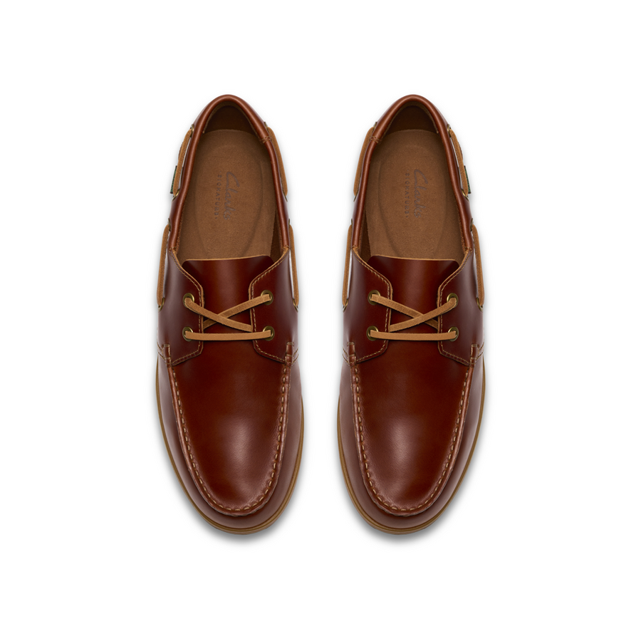 Clarks - Charmouth Lace - Tan Leather - Shoes