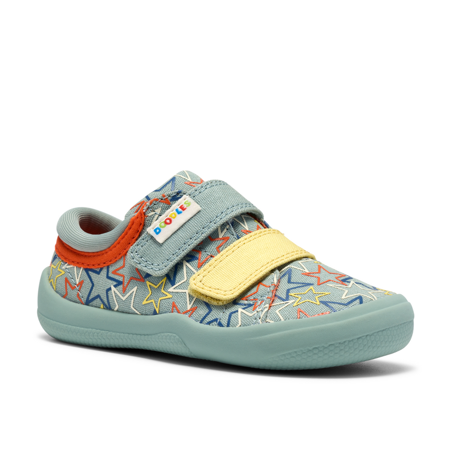 Clarks - Briley Fly T - Green Combi - Canvas Shoes