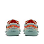 Clarks - Briley Fly T - Green Combi - Canvas Shoes