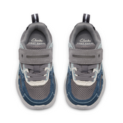 Clarks - CraftonVibe T - Grey/Green Combi - Trainers