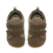Clarks - Roamer City T - Khaki Leather - Shoes