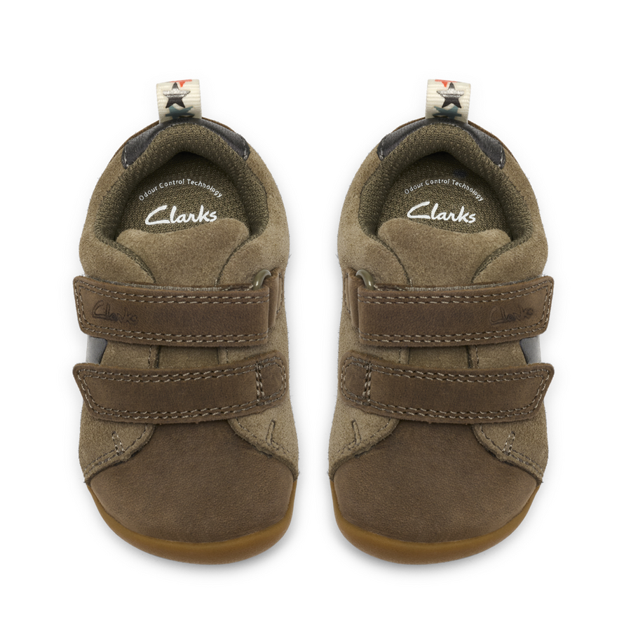 Clarks - Roamer City T - Khaki Leather - Shoes