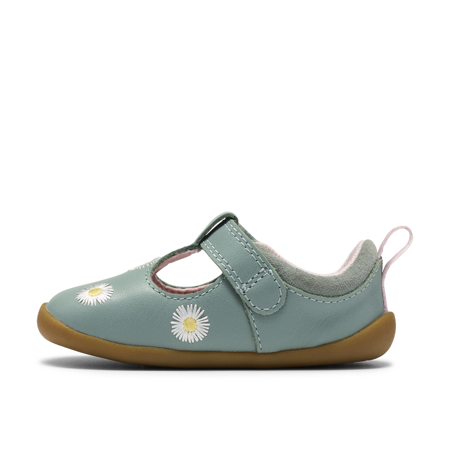 Clarks - RoamerFlora T. - Green Combi Lea - Shoes
