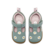 Clarks - RoamerFlora T. - Green Combi Lea - Shoes