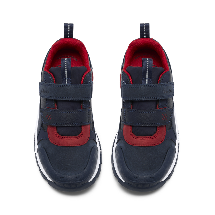 Clarks - Steggy2Track K - Navy/Red - Shoes