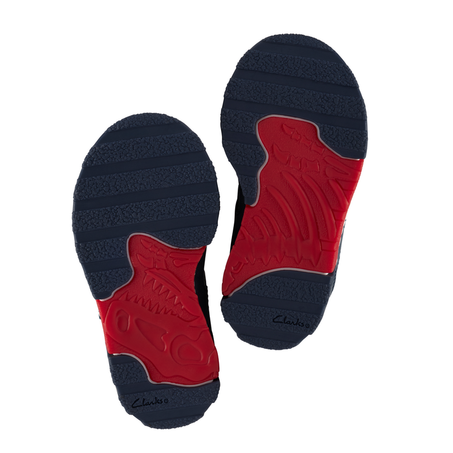 Clarks - Steggy2Track T - Navy/Red - Shoes