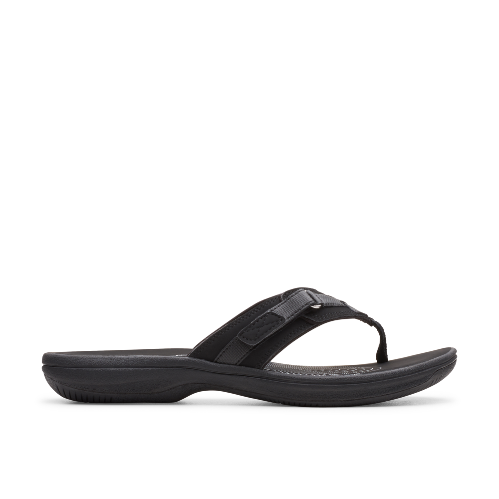 Clarks - Brinkley Sea - Black/Black - Sandals