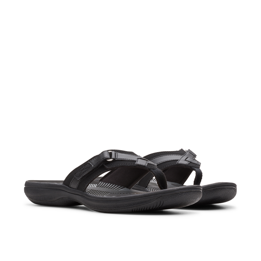 Clarks - Brinkley Sea - Black/Black - Sandals