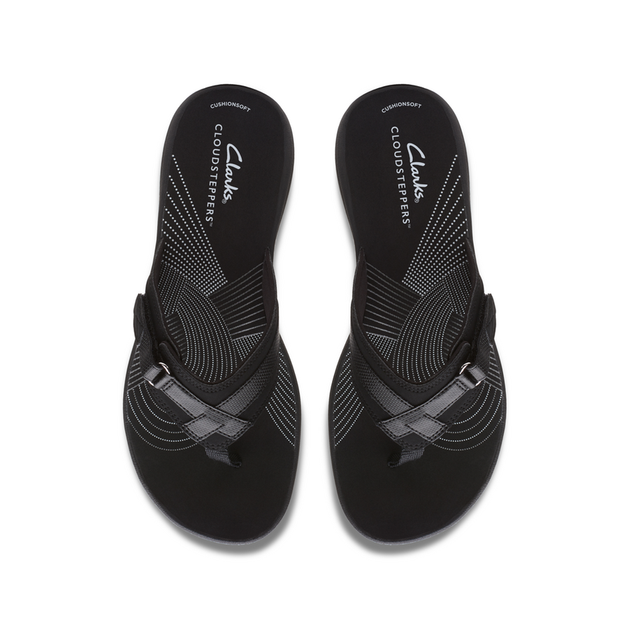 Clarks - Brinkley Sea - Black/Black - Sandals