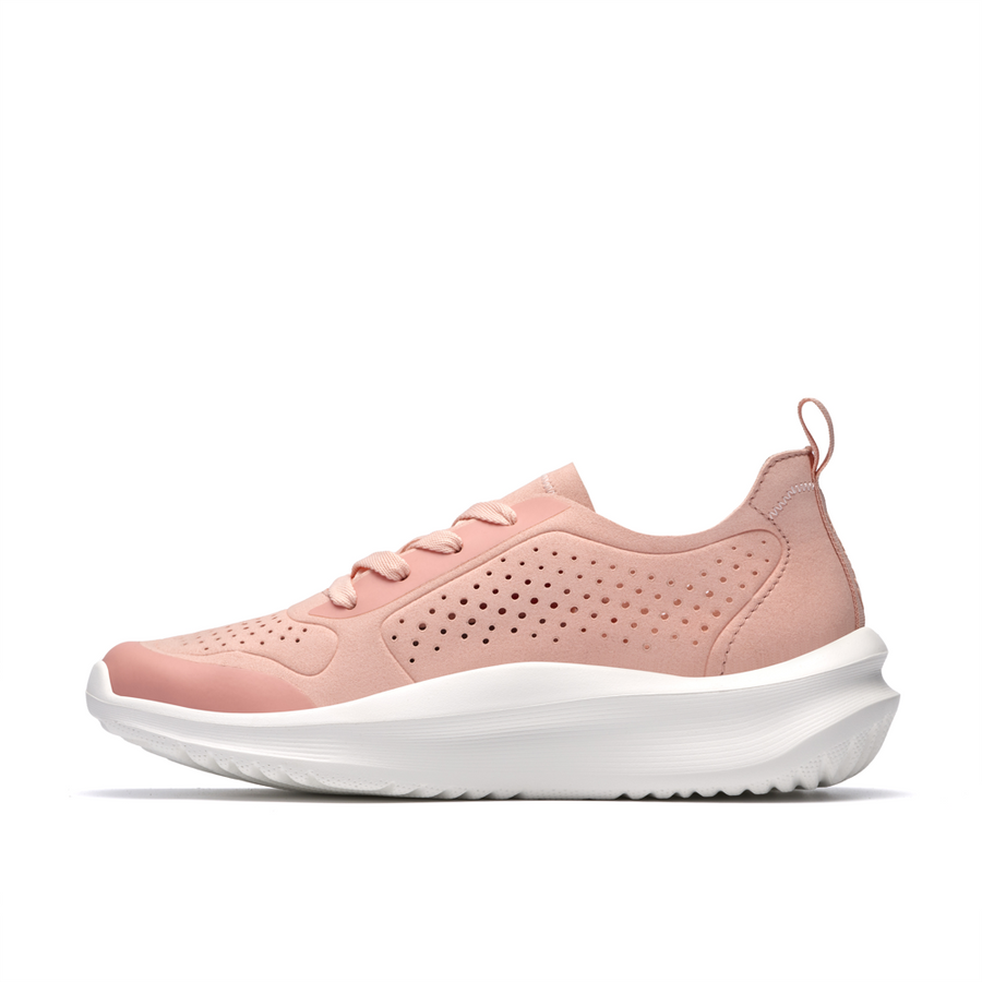 Clarks - Solevana Tie - Pale Peach - Trainers