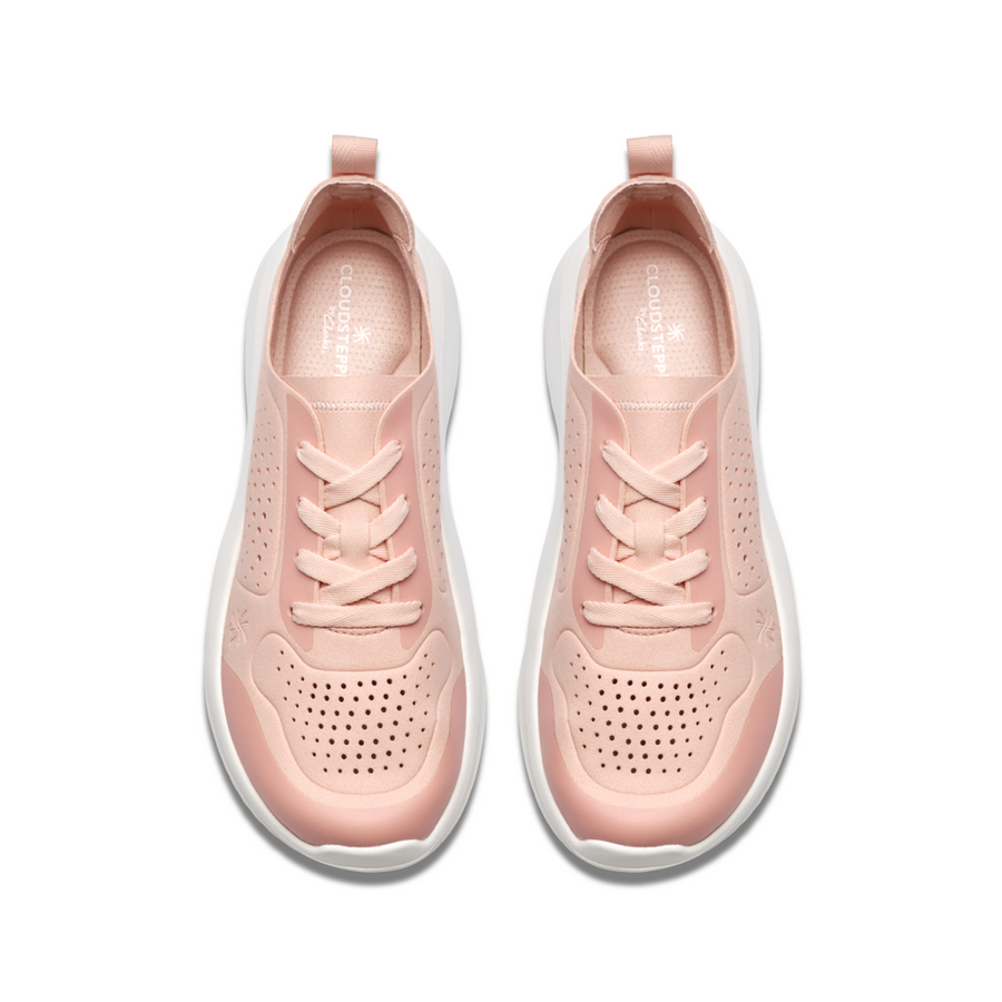 Clarks - Solevana Tie - Pale Peach - Trainers