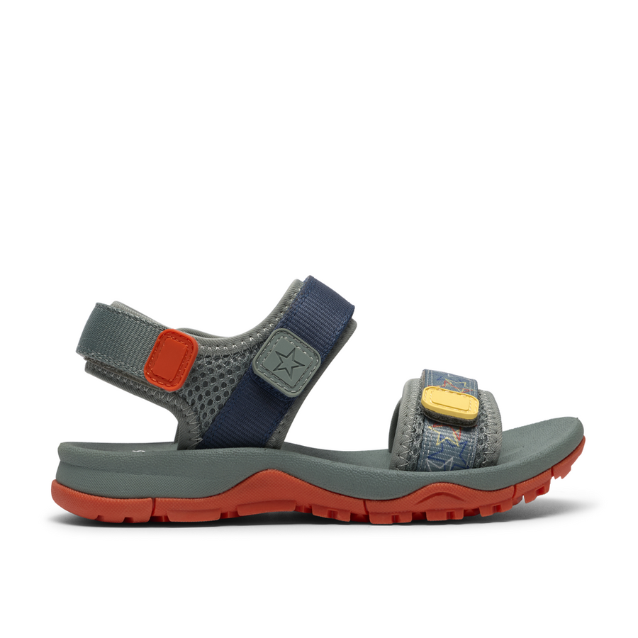 Clarks - Wharf Tide K - Green Combi - Sandals