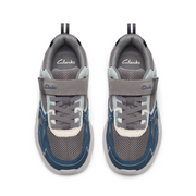 Clarks - CraftonVibe K - Grey/Green Combi - Trainers
