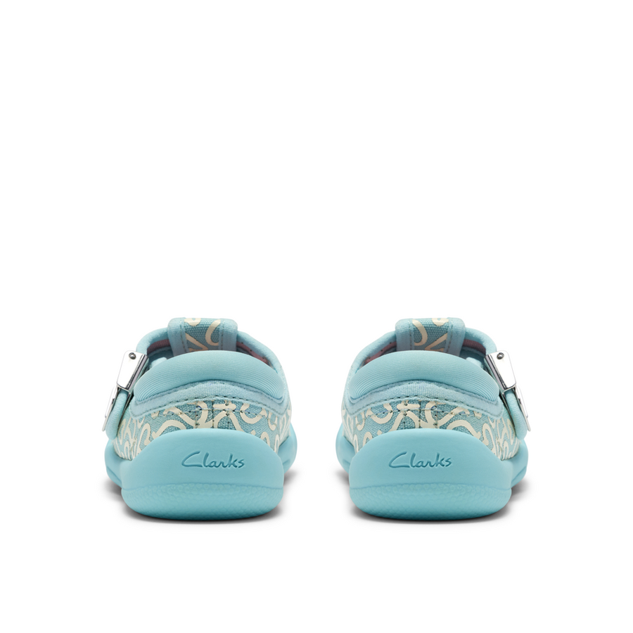 Clarks - Briley Way T. - Teal Combi - Canvas Shoes