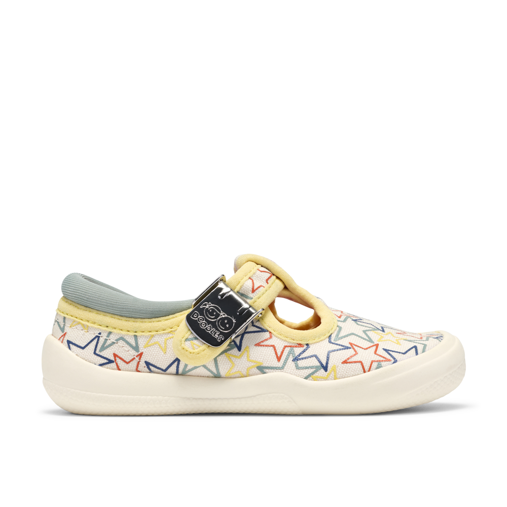 Clarks - Briley Way T - Cotton Combi - Canvas Shoes