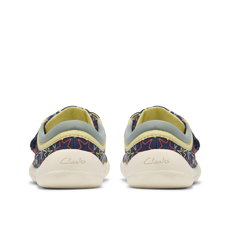 Clarks - Briley Fly T - Navy Combi - Canvas Shoes