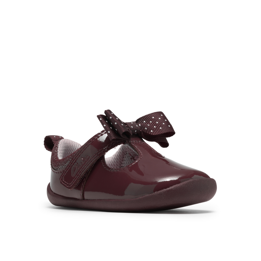 Clarks - Roamer Trim T. - Burgundy Patent - Shoes