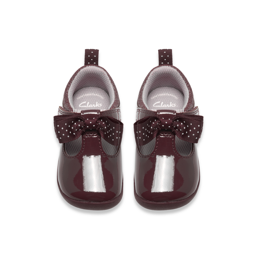 Clarks - Roamer Trim T. - Burgundy Patent - Shoes